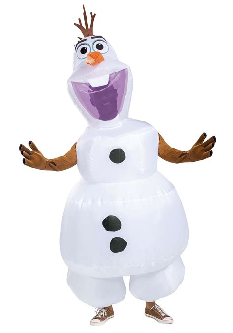 olaf frozen costume|inflatable olaf snowman costume.